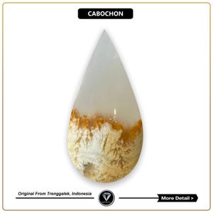 Cabochon Plume Agate Natural - Beautiful Gemstone for Jewelry Making, Unique Slab, Earthy Decor, Crystal Collectibles & Gift Ideas