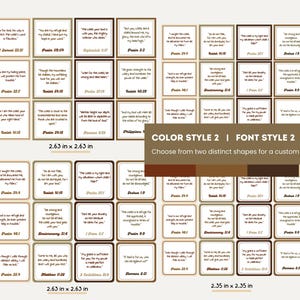 Encouragement Scripture Cards Printable Bible Verses Encouraging Daily ...