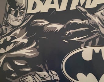 Batman, DuoTone Panel, Horizonal metal sign, 12 x 16, USA H1731