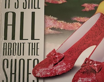 Wizard of Oz, All About the Shoes, Horizonal metal sign, 12 x 16, USA H1904
