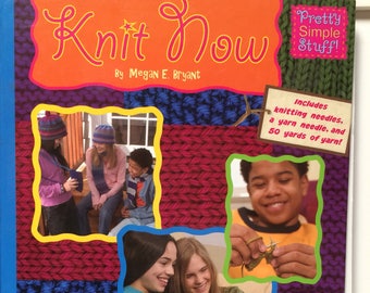 Knit Now, Teen Kit, Instructions & Needles