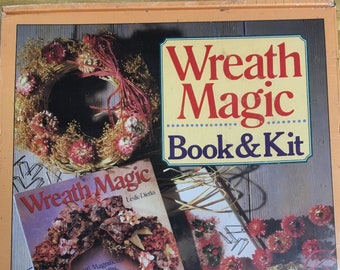 Wreath Magic Book & Kit, New In Box, Christmas Decor ISBN0-8069-0901-3