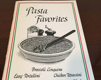 Pasta Favorites, recipes, 1987, New, 36 pages, Berzinec