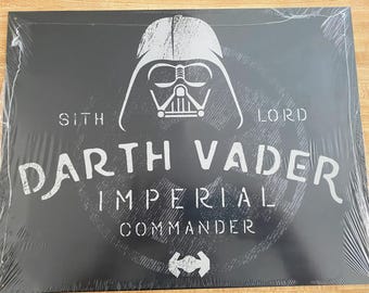 Darth Vader, Star Wars Movie, metal sign, 12 x 16, USA H2782