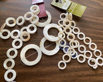 Shell Beads, Donuts, 15 mm, 20 mm, 40mm, Bead Gallery