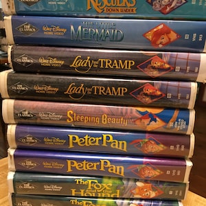 Disney, The Classics, Black Diamond, VHS Tape, 1984-1994