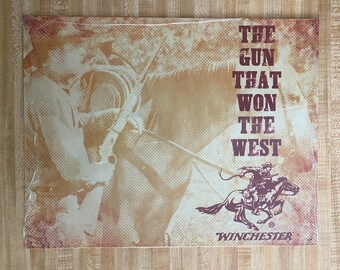 How the West was Won, Winchester, metal sign, 12 x 16, USA H2562