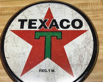 Texaco, metal sign, #1798, USA, Advertising