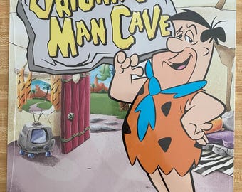 Fred Flintstone, Hanna-Barbera, metal sign, 12 x 16, USA V2084