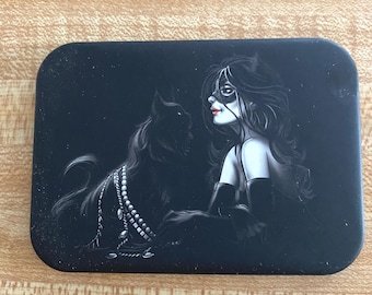 Cat Woman, Batman, Vintage, Retro Metal Magnet, 2"x3", Rolled Edges, M2056