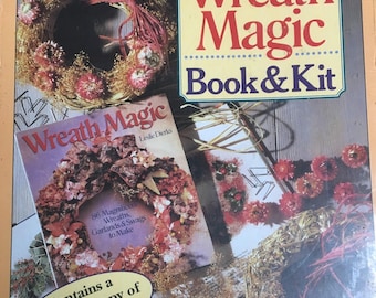 NEW - Wreath Magic Book & Kit, Christmas Decor, unopened box