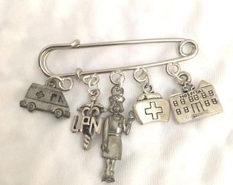 LPN, Nurse, Brooch, Fashion, PIN2