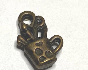 Desk Cup, charm, antique brass