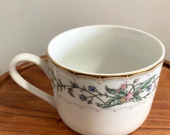 Faberware, Gold Trim & Floral, Wellesley 486, Cup, 2.25” H x 3” W