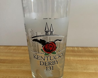 Kentucky Derby, Commemorative Mint Julep Glass, Race Souvenir, 131st Running, 2005