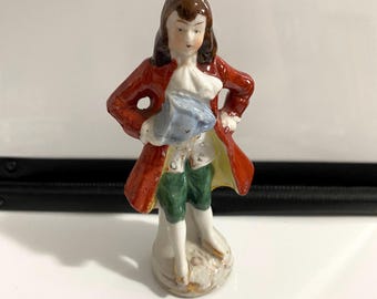 Victorian, Colonial Man, 5” tall, Occupied Japan, 1945-52