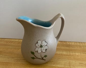 Creamer, Pigeon Forge Pottery, Dogwood Blossom, TN, USA, 3 1/2" tall