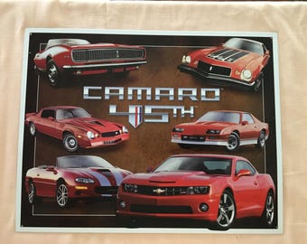 Camaro 45th, metal sign, 12 x 16, USA H1782