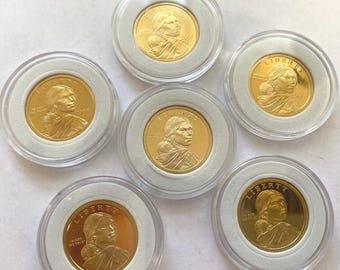 Sacagawea Dollar Proof, assorted years, Mirror Finish