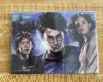 Harry Potter, Hai Yan, Laminated Metal Magnet, 2 1/2"x3 1/2", MGH18