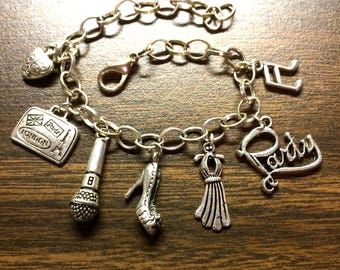 Pop Singer, Music, Silver Plated Bracelet    PS1