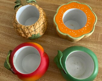 Fruit Splash, Votive, Tealight Candleholders, Partylite, 1990s, Replacement item