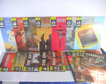 Comics, Crusader Christian, Chick, 17 volumes & Sword Series, 2 vol. Unread condition 1974-1988