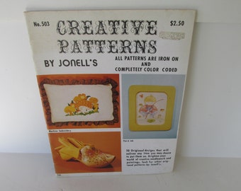 Creative Patterns, Iron On, Color Coded Transfers, embroidery, 50 designs by Jonell's  No.503