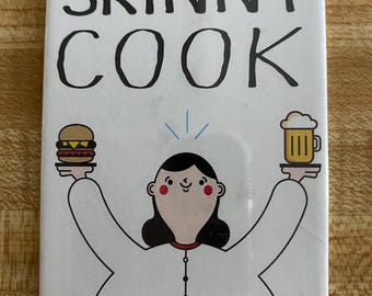 Never Trust a Skinny Cook, Laminated Metal Magnet, 2 1/2"x3 1/2", MGGS18