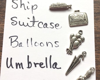 Paddington, Bear, Movie theme charms - 6 pcs  #2