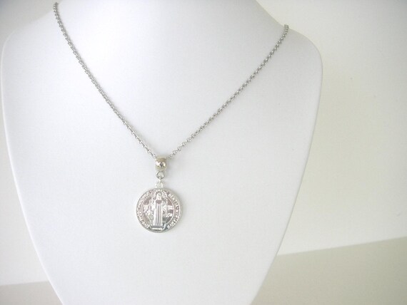 Sentia Mvniamvr Medal of St. Benedict, Pendant, Charm, Optional