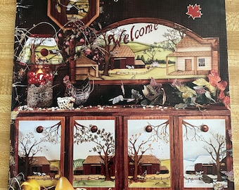 Maple Sugar by Roberta Hall, 1998, tile painting, No. 44