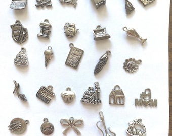 Pewter Charms, select your favorite from the list.  Some are one side and some are double sided.  No. 1112A