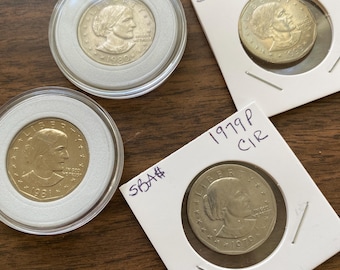 Susan B Anthony, US Dollar, Proofs and Circulated US Coins