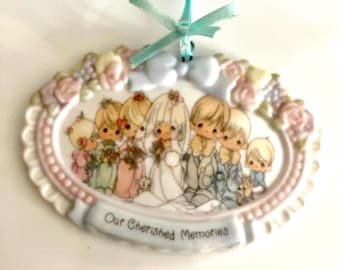 Our Cherished Memories, Wedding Party Memento, Precious Moments, 1994, 149306