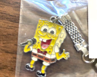 Keychain, Sponge Bob, Enamel Charm KC12