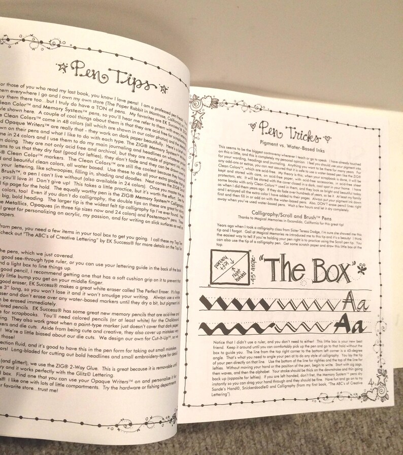 LMNOP More Creative Lettering With Lindsay Ostrom, EK, 1998 - Etsy