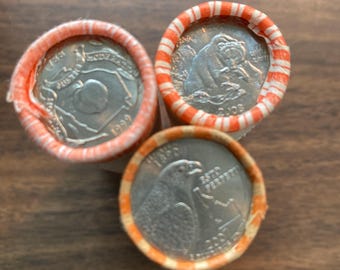 State Quarters, Unrolled Bank Roll, uncirculated