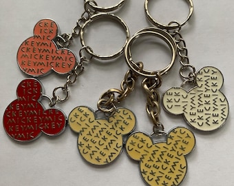 Key Chain, Mickey, 1” Charm