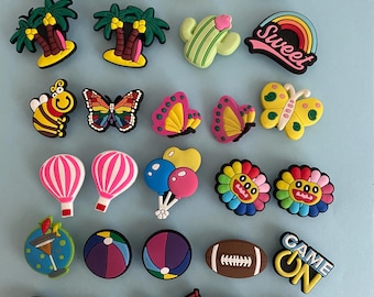 Croc Button, Snaps, Outdoors Misc, Silicone, Novelty, Children or Adult, 1" dia