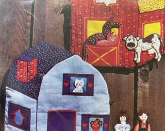 Patchwork, Pattern Only for Reversible Farm, 14”x15  1/2”, 1979 #3705
