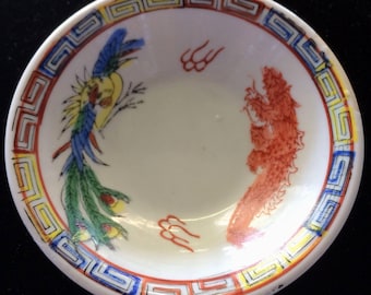 Beakeley, FS Louie, 4", Saki, Restuarant, Saucer, Vintage