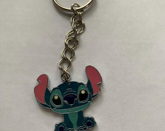 Key Chain, Stitch, 1” Charm