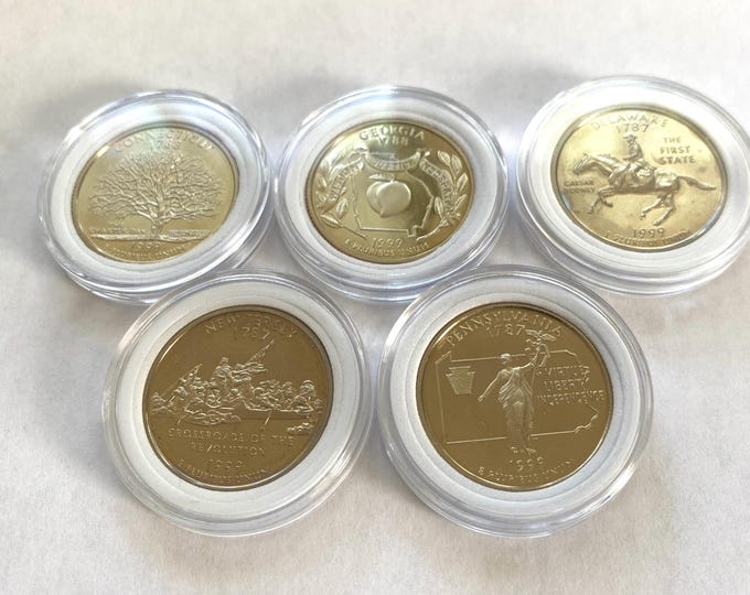 Featured listing image: State Quarters, ‘S’ Proof, pick the Year, Protective Capsules