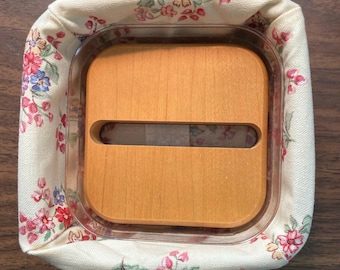 Longaberger Post-It Basket, handwoven, Ohio, 2001, Stuck on You.