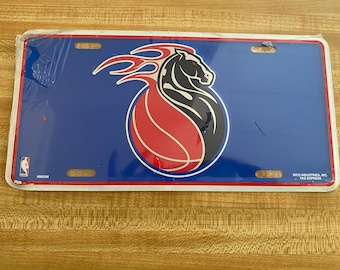 Detroit Pistons, NBA, 2001 New License Plate, Aluminum Tag, 12" x 6", LP8803M