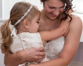 Flower girl hair accessory, Flower girl headpiece, Weddings, Flower girl gift, Bridal headband, Wedding headpiece, Wedding hair, Child hair