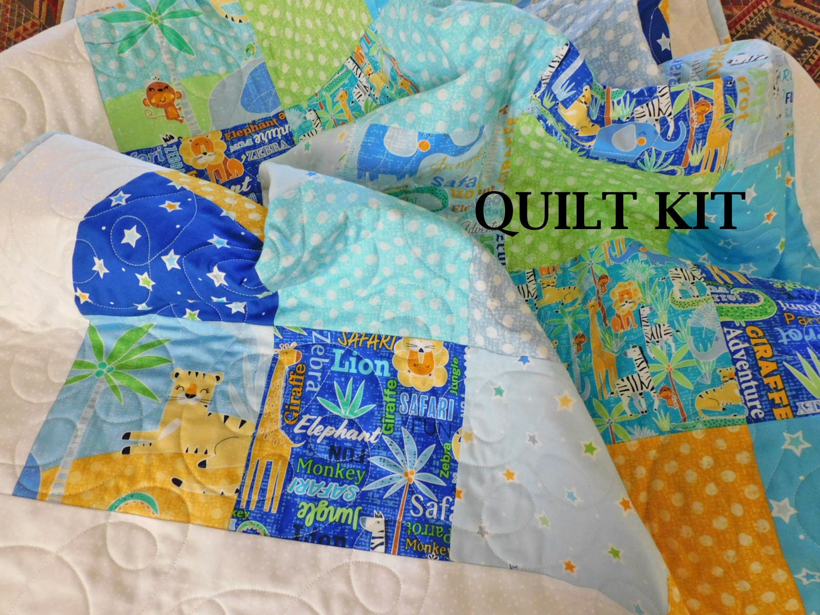 Safari Quilt Kit - Etsy