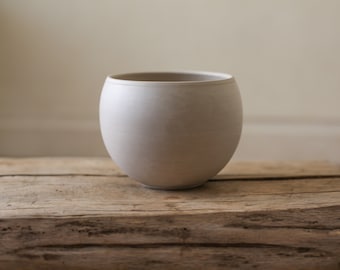 Matte White Modern Ceramic Bowl