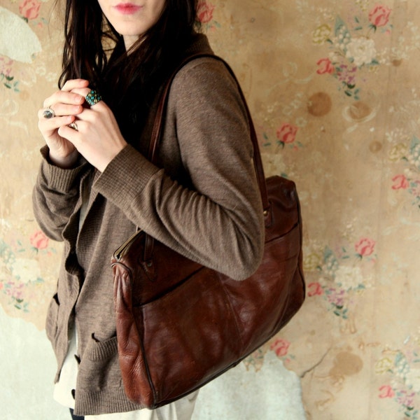 The Perfect Patina Vintage Leather Bag